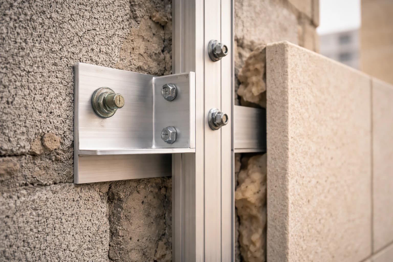 Facade and External Wall Materials - Cladding Fixation Systems, Gulf Basic Trading