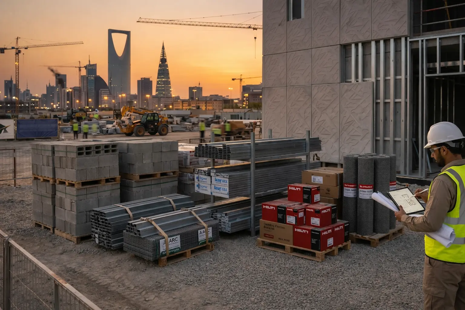 Common Building Materials and Interior Finishes Used in Saudi Arabian Construction Projects - Gulf Basic Trading Blog Article
