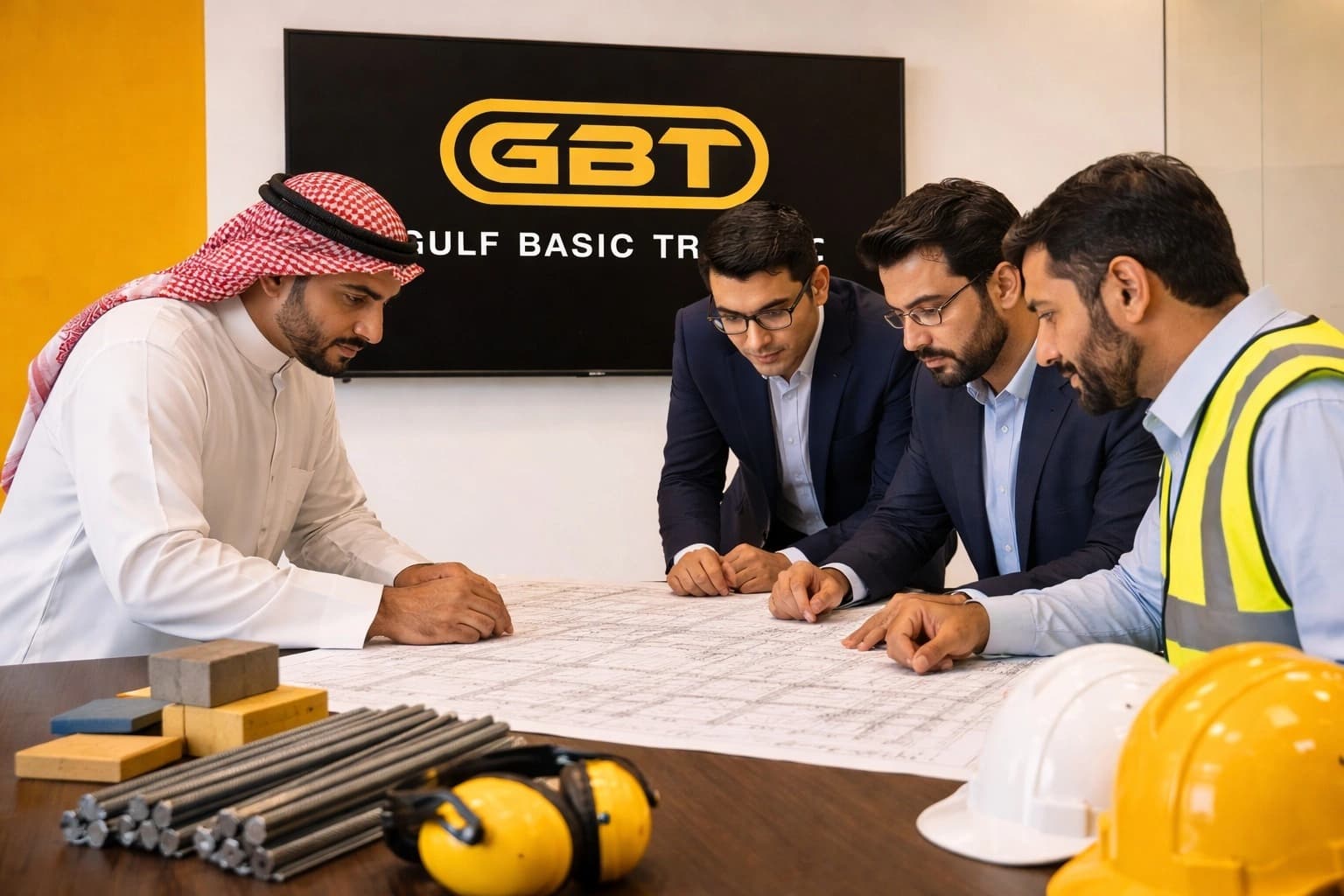 Gulf Basic Trading warehouse with building materials and industrial supplies in Saudi Arabia Gulf Basic Trading warehouse with building materials and industrial supplies in Saudi Arabia